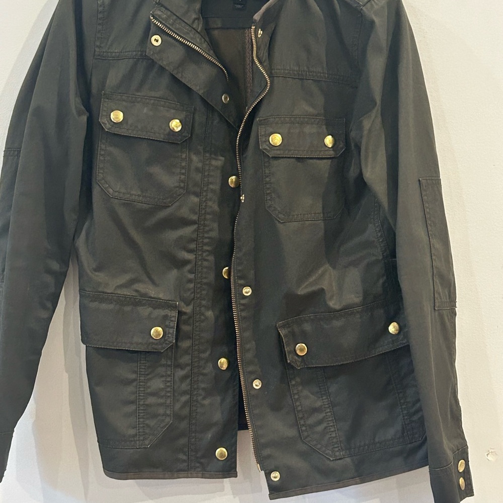 Jcrew size small army green jacket